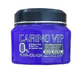 ماسک مو پروتئین کلاژن بدون سولفات کارینو وی آی پی Carino Vip