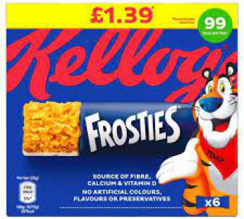غلات بار فراستیس کلاگز Kellogg’s Frosties بسته 6 عددی