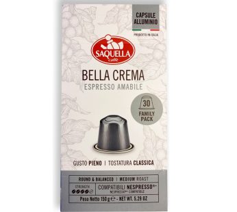 کپسول نسپرسو ساکوئلا مدل Bella Crema بسته 30 عددی