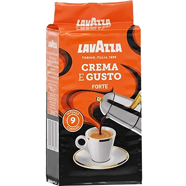 قهوه لاوازا فورته کرما گوستو 250 گرم  LAvazza Crema E Gusto Forte