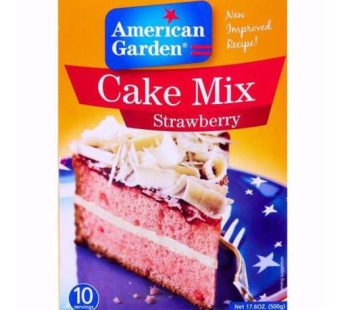 پودر کیک با طعم توت فرنگی آمریکن گاردن American Garden