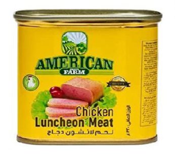 کنسرو گوشت مرغ ۳۲۰ گرم امریکن فارم american farm