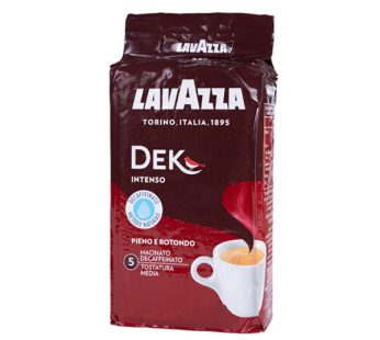 قهوه لاوازا بدون کافئین مدل Lavazza Dek Intenso وزن 250 گرم