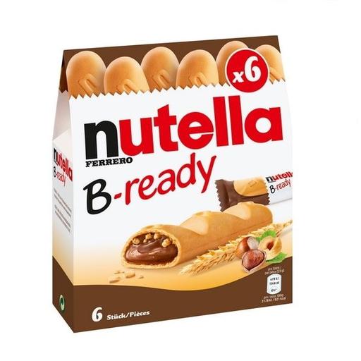 بیسکوییت شکلاتی نوتلا Nutella مدل B-ready بسته 6 تایی