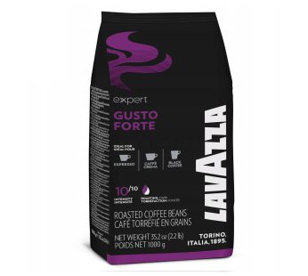 دان قهوه لاوازا گوستو فورته Lavazza Gusto Forte وزن 1 کیلوگرم
