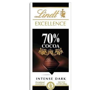 شکلات تلخ 70% لینت 100 گرم LINDT Excellenc Robust Dark