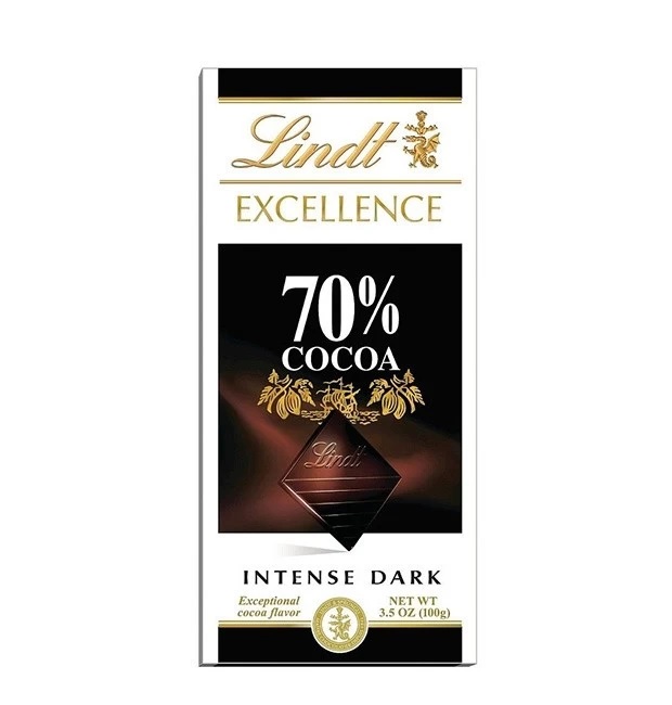 شکلات تلخ 70% لینت 100 گرم LINDT Excellenc Robust Dark