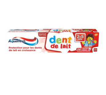خمیردندان کودک آکوافرش مدل Dent de Lait حجم 50 میل