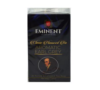 چای عطری کیسه ای امیننت Eminent مدل Aromatic Earl Grey بسته 20 عددی
