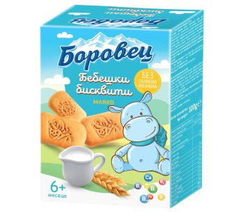 بیسکویت کودک بوروتس Borovets با طعم شیر