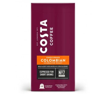 کپسول قهوه کاستا اسپرسو کلمبیایی بسته 10 عددی