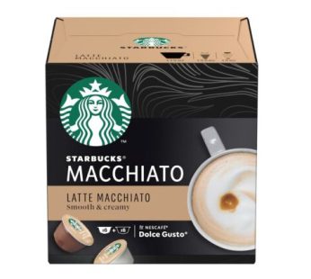 کپسول قهوه دولچه گوستو استارباکس مدل Latte Macchiato بسته 12 عددی
