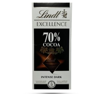 شکلات تلخ 70% لینت 100 گرم LINDT Excellenc Intense Dark