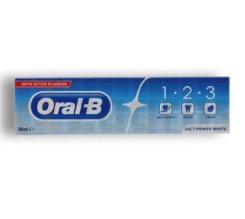 خمیردندان سه کاره اورال بی OralB 123 حجم 100 میل