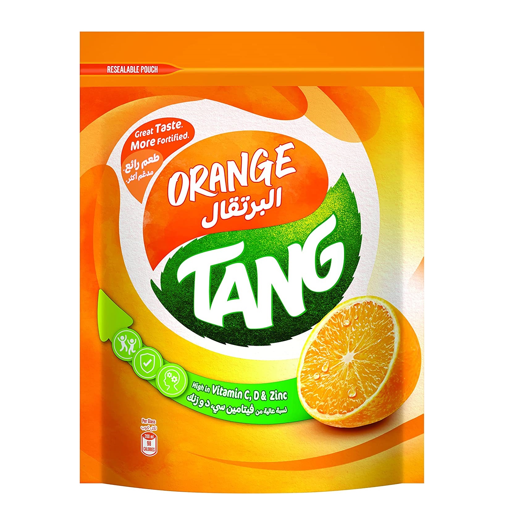 پودر شربت تانج TANG با طعم پرتقال 375 گرم