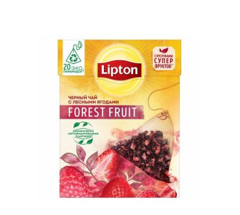 چای کیسه ای لیپتون با طعم میوه های جنگلی بسته 20 عددی