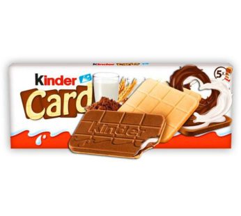 ویفر شیر شکلاتی کیندر کاردز بسته 5 عددی Kinder Cards