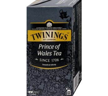 چای کیسه ای سیاه توینینگز مدل Prince Of Wales بسته 25 عددی