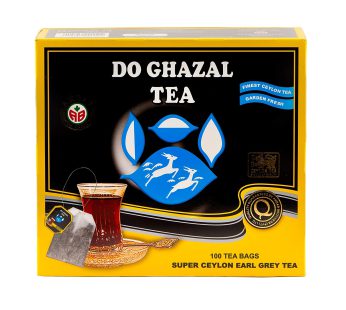 چای کیسه ای عطری دوغزال بسته 100 عددی