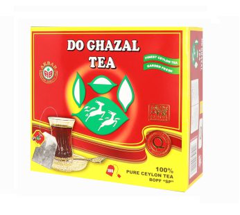 چای کیسه ای ساده دوغزال بسته 100 عددی