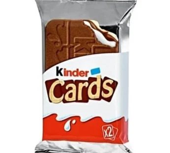 ویفر شیر شکلاتی کیندر کاردز Kinder Cards