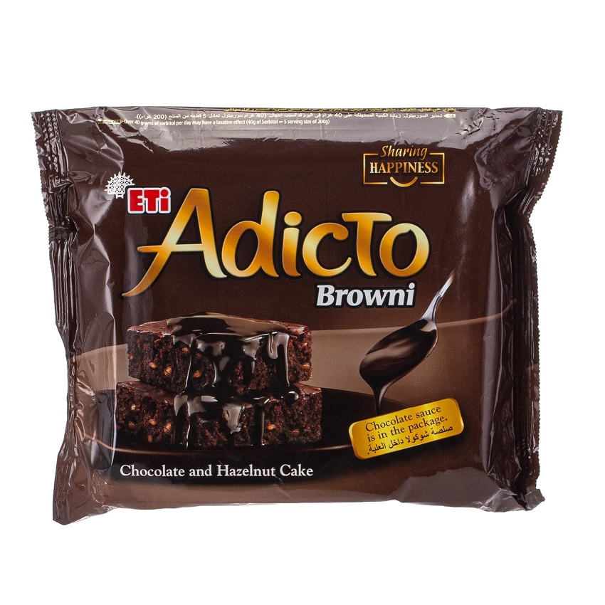 کیک شکلاتی فندقی ETi Adito Brownie