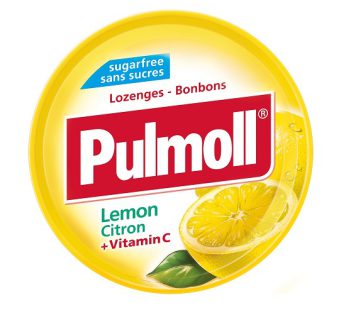 آبنبات پولمول Pulmoll با طعم لیمو وزن 45 گرم