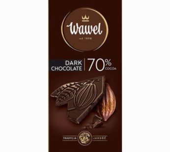 شکلات تخته ای تلخ واول 70% Wawel وزن 100 گرم